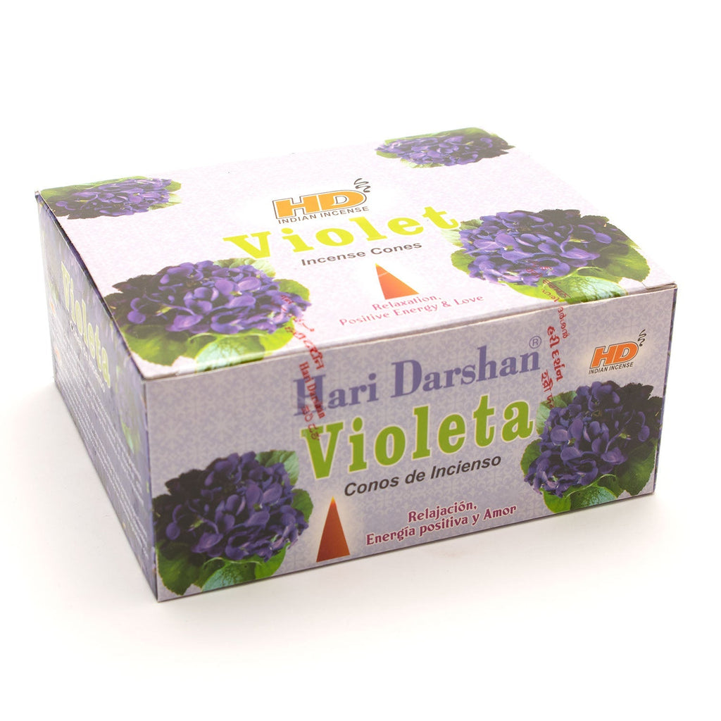 Violet Hari Incense Cones-Siesta Crafts