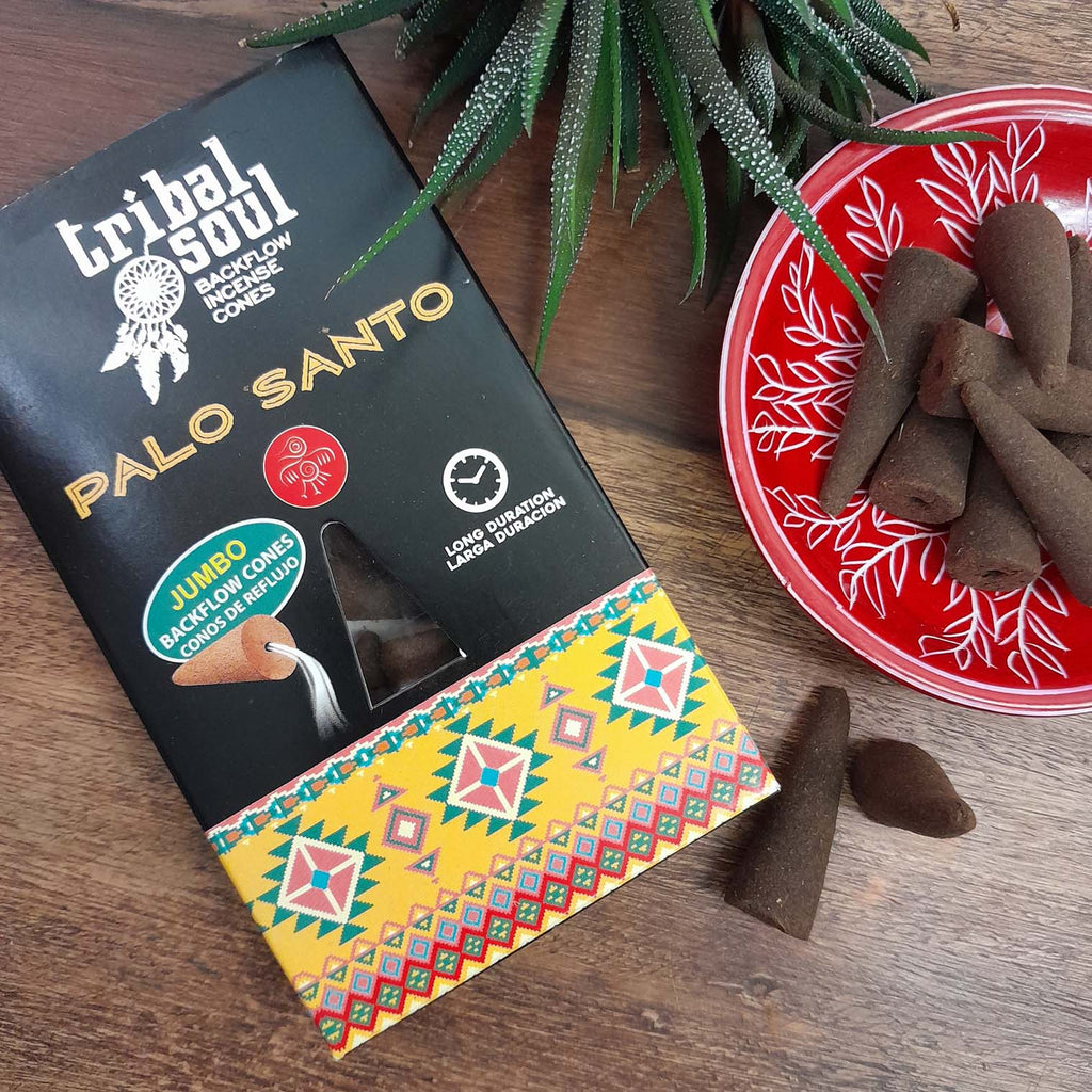 Tribal Soul Palo Santo Jumbo Backflow Incense Cones-Siesta Crafts