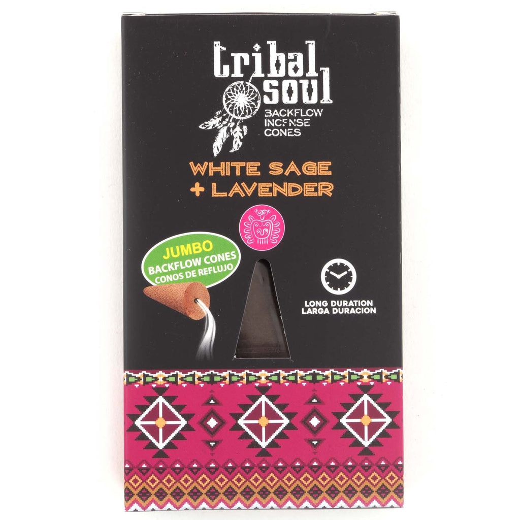 White Sage and Lavender Backflow Incense Cones-Siesta Crafts