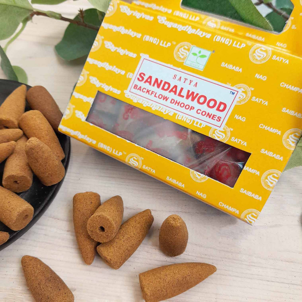 Satya Sandalwood Backflow Cones-Siesta Crafts