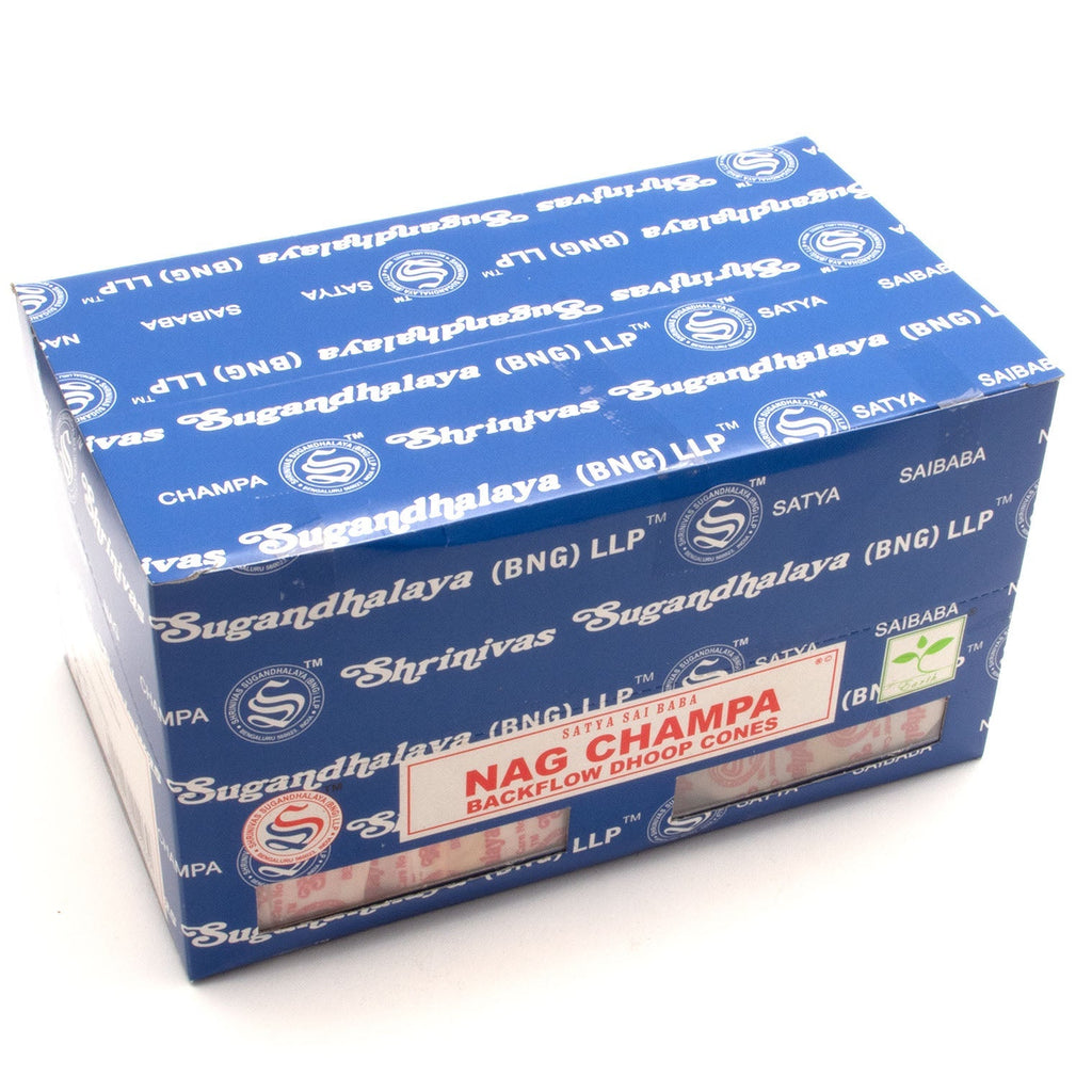 Satya Nag Champa Backflow Cones-Cone Incense-Siesta Crafts
