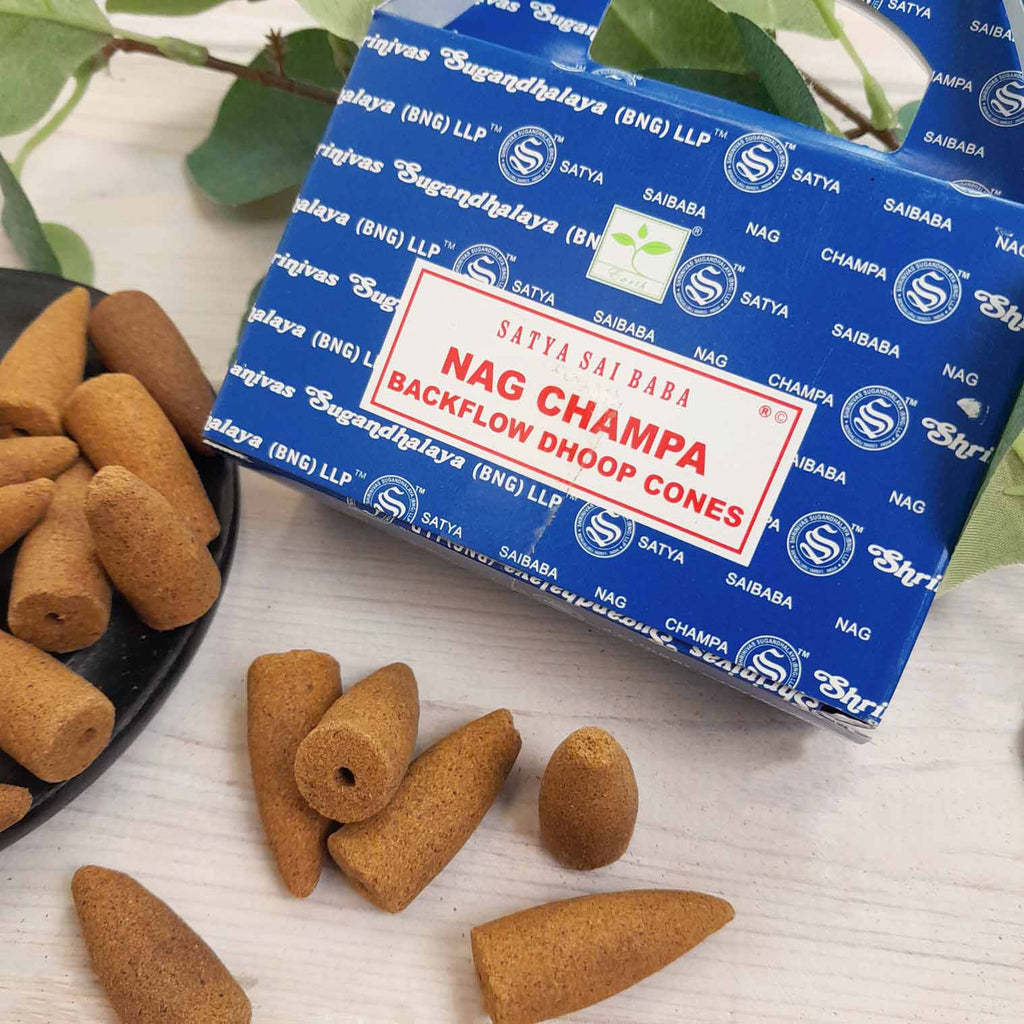 Satya Nag Champa Backflow Cones-Siesta Crafts