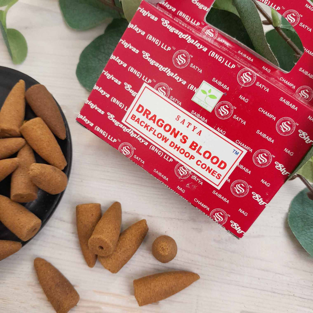 Satya Dragon's Blood Backflow Cones-Siesta Crafts