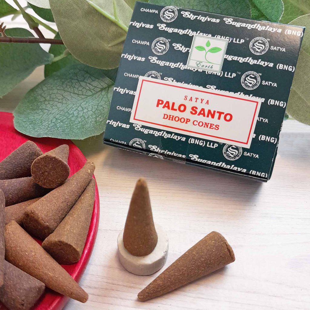 Satya Palo Santo Incense Cones-Siesta Crafts