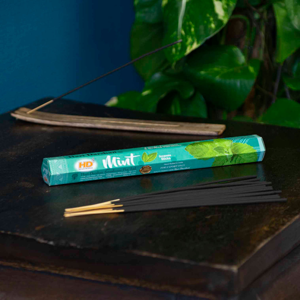 Mint Hexagon Incense-Siesta Crafts
