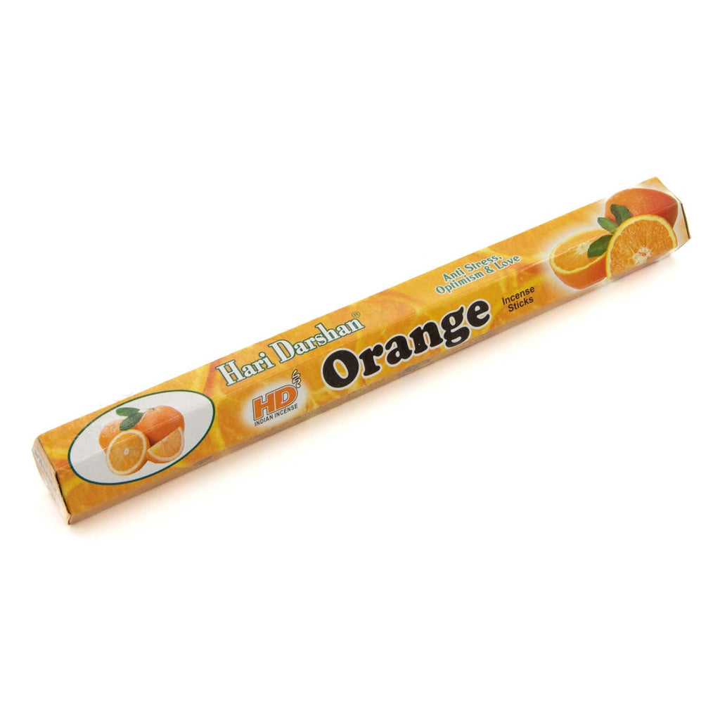 Orange Hexagon Incense-Siesta Crafts