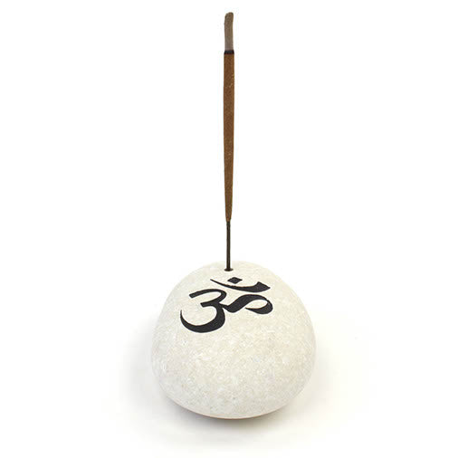 Om Stone Incense Holder-Siesta Crafts