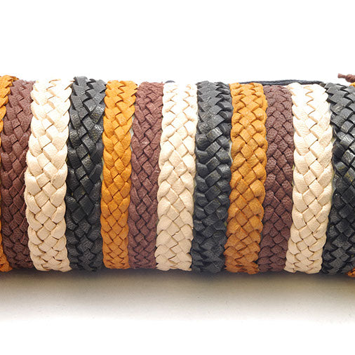 Tube of Large Plaited Wristbands (x45)-Siesta Crafts