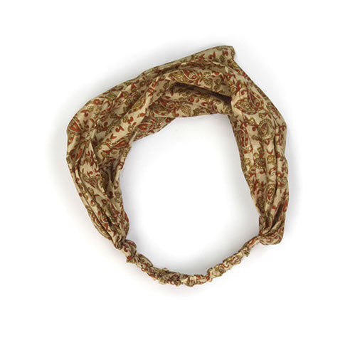 Recycled Sari Vibrant Headband-Siesta Crafts