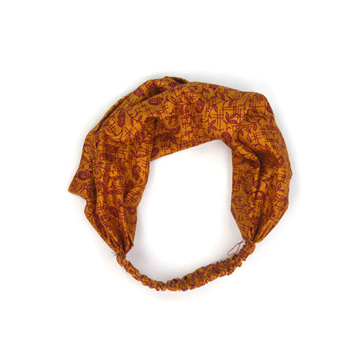 Recycled Sari Vibrant Headband-Siesta Crafts