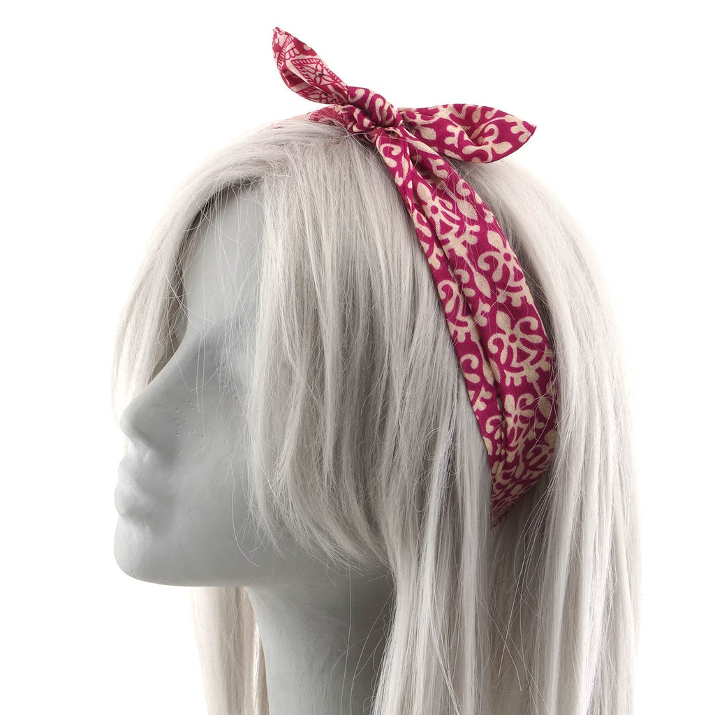 Recycled Sari Tie Headband-Siesta Crafts