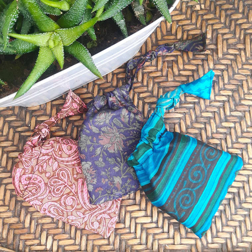Recycled Sari Eye Mask-Siesta Crafts
