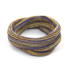 Knitted Cotton Hair Wrap-Siesta Crafts
