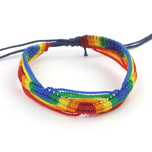 Tube of Rainbow Wristbands (x40)-Siesta Crafts