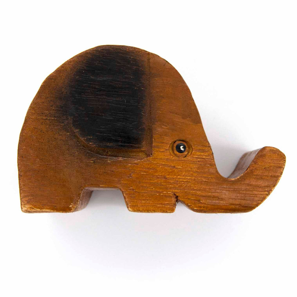 Carved Mobile Phone Stand - Elephant-Siesta Crafts