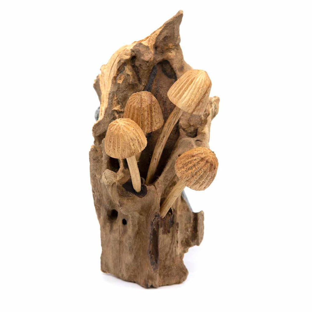 Wall Mushroom Carvings - Small-Siesta Crafts