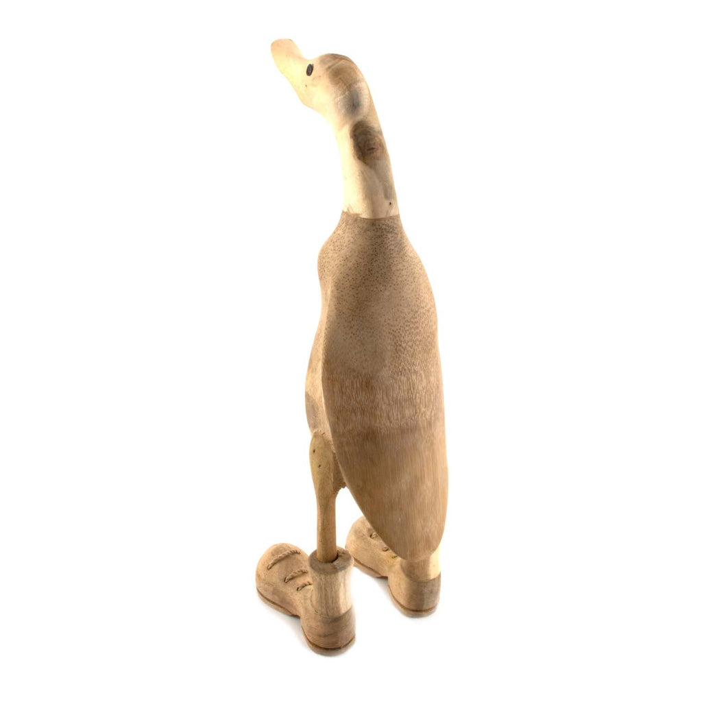 Natural Bamboo Root Duck with Boots-Siesta Crafts