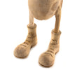 Natural Bamboo Root Duck with Boots-Siesta Crafts