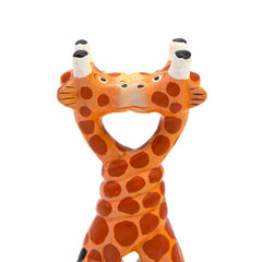 Kissing Cartoon Giraffes-Siesta Crafts