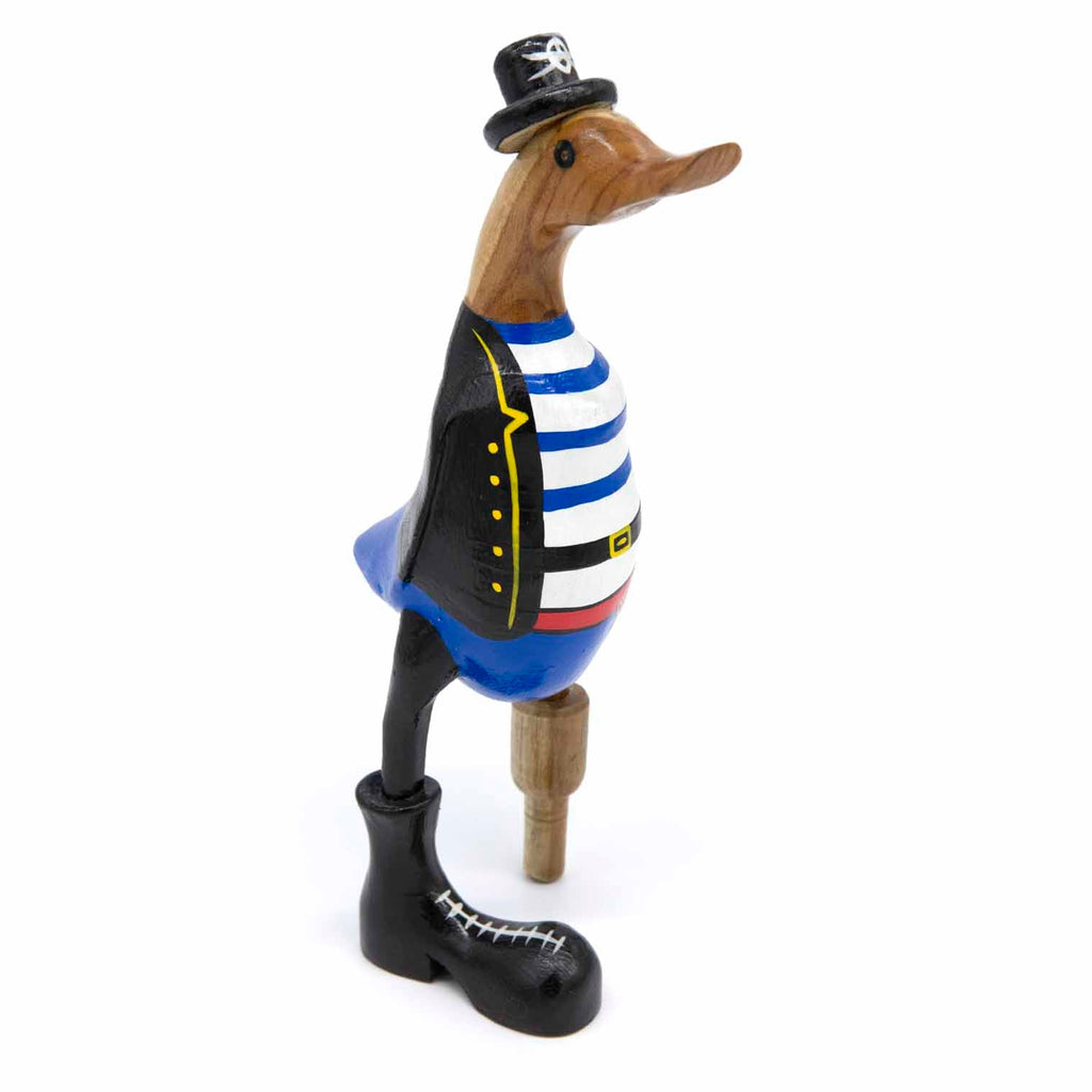 Small Blue Pirate Duck-Siesta Crafts