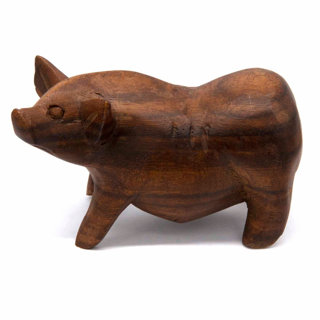 Hand Carved Pig-Siesta Crafts