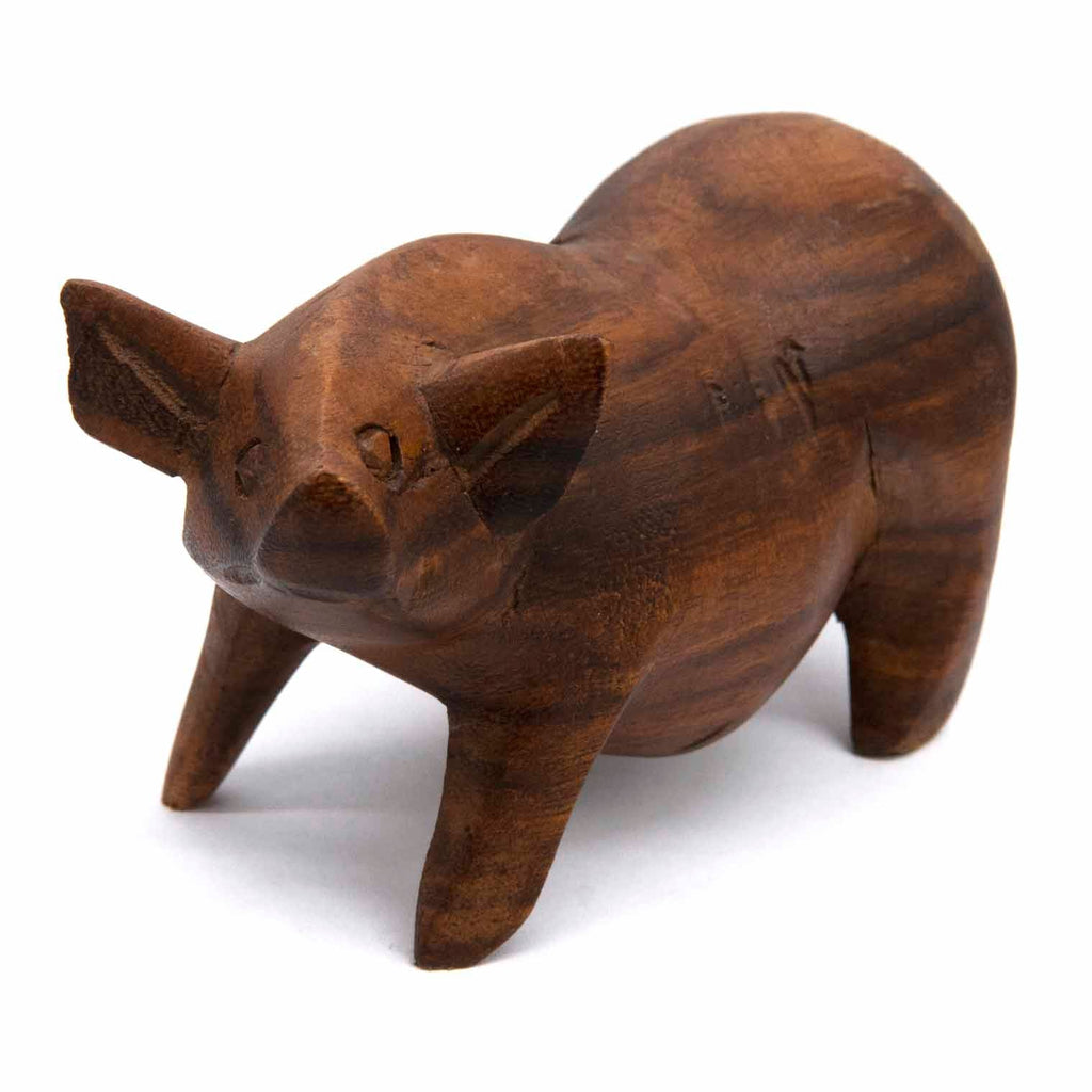 Hand Carved Pig-Siesta Crafts
