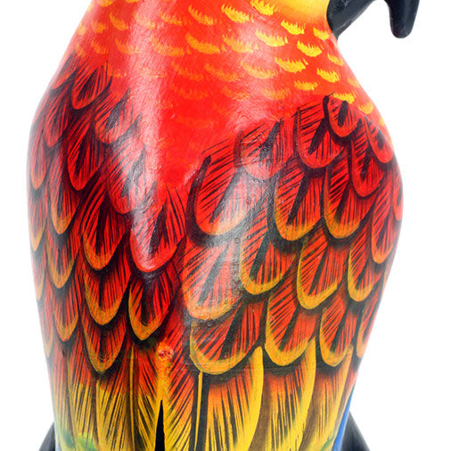 Medium Painted Parrot-Siesta Crafts