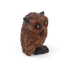 Small Carved Owl-Siesta Crafts