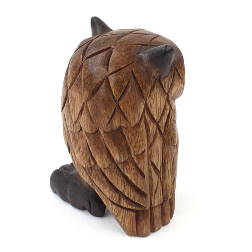 Medium Carved Owl-Siesta Crafts