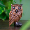 Medium Carved Owl-Siesta Crafts