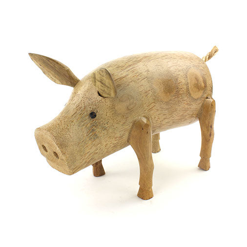 Bamboo Root Pig-Siesta Crafts
