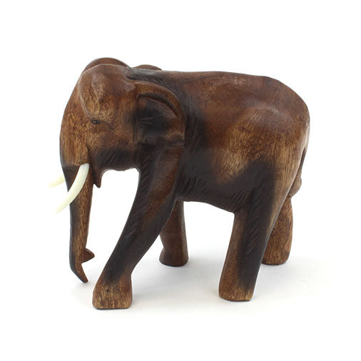 Medium Thai Elephant Carving-Siesta Crafts
