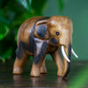 Medium Thai Elephant Carving-Siesta Crafts