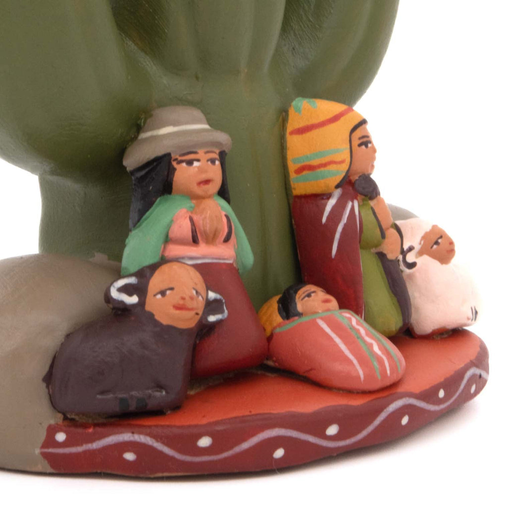 Cactus Nativity Ceramic-Siesta Crafts