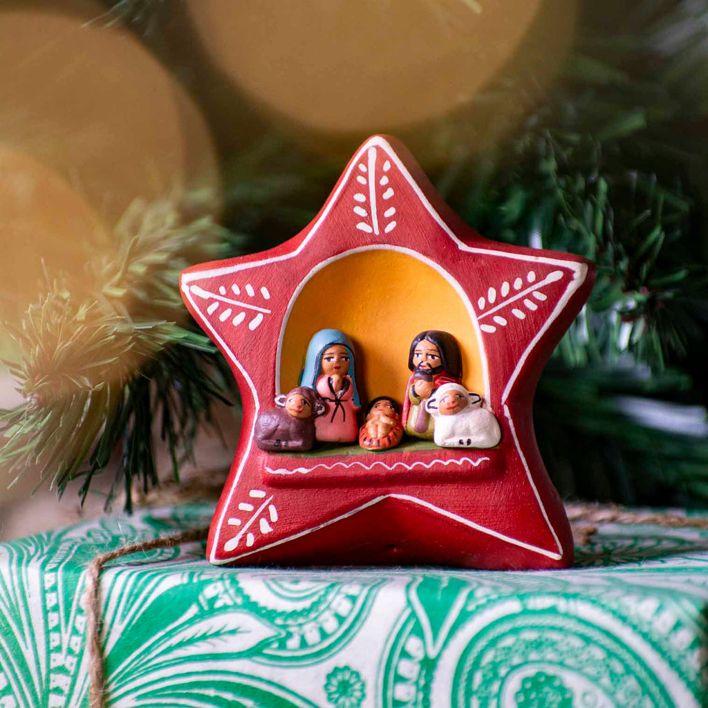 Star Nativity Ceramic-Siesta Crafts