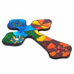 Large Jewelled Mosaic Cross-Siesta Crafts