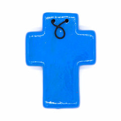 Mexican Painted Bird Block Cross-Siesta Crafts