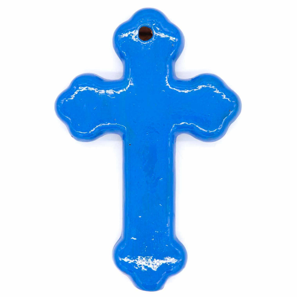 Mexican Painted Ornate Bird Cross-Siesta Crafts