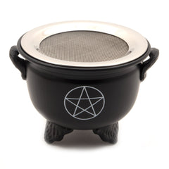 Iron Cauldron With Steel Mesh-Siesta Crafts