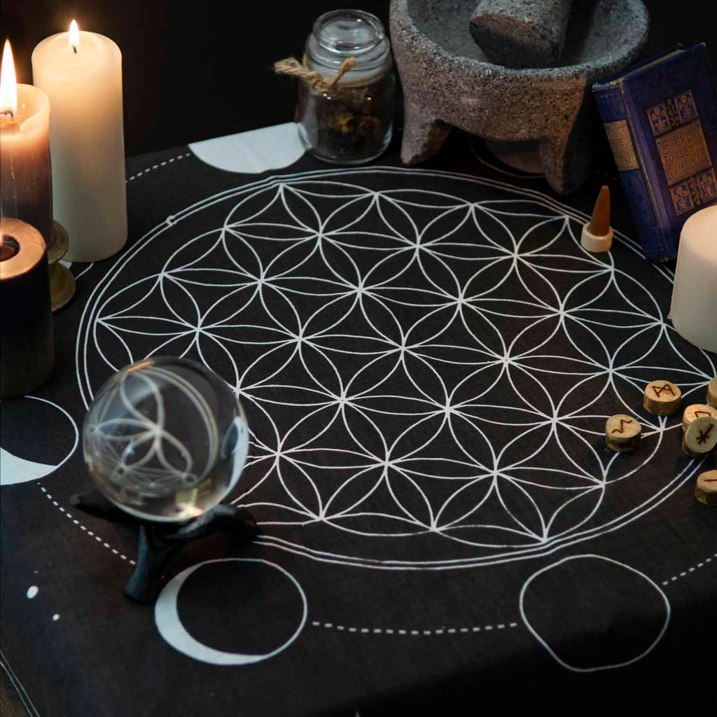 Moon Phase Altar Cloth-Siesta Crafts