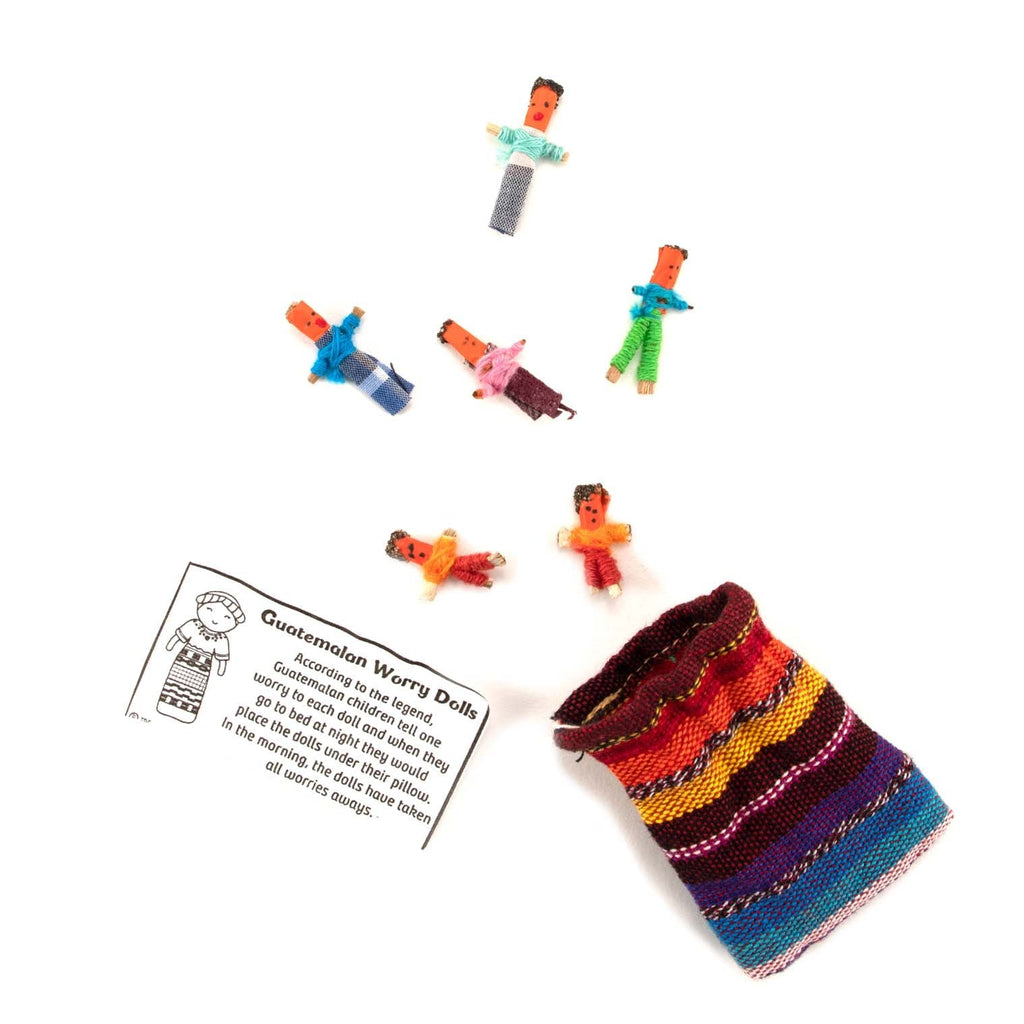 Guatemalan Worry People in Bag-Siesta Crafts