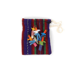 Pack of Dozen Worry People in Bags-Siesta Crafts