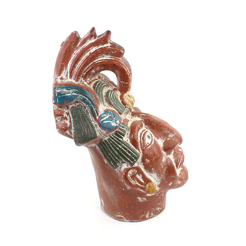 Large Mayan Ceramic Head-Siesta Crafts