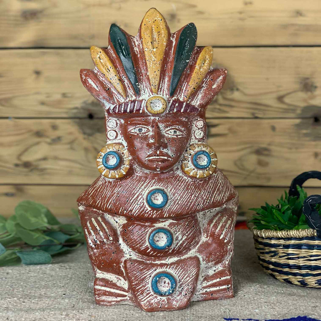 Large Ceramic Maize God-Siesta Crafts