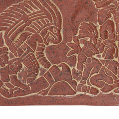 Mayan Sacrificial Scene Plaque-Siesta Crafts