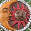 Mexican Sun and Moon Plaque-Siesta Crafts