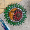 Mexican Sun and Moon Plaque-Siesta Crafts