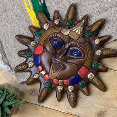 Mexican Sun Maize Plaque-Siesta Crafts
