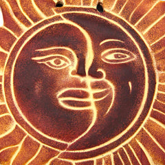 Sun and Moon Ceramic Plaque-Siesta Crafts