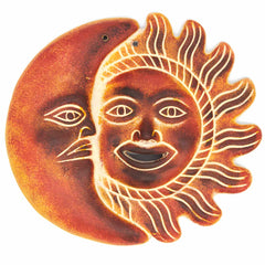 Sun and Moon Eclipse Ceramic Plaque-Siesta Crafts